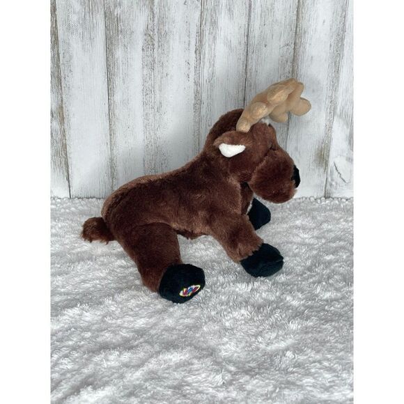 GANZ Webkinz REINDEER Stuffed Animal Plush HM137 * - Picture 2 of 8